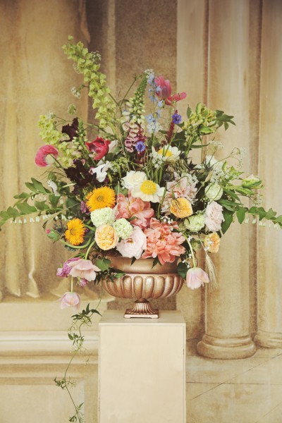 Цветы в стеклянной вазе Авраама Миньона, фото П
